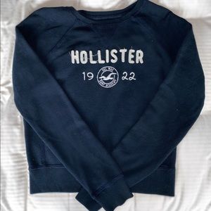 Navy blue Hollister crew neck